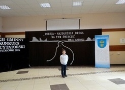 Zdjęcie z galerii: 030_2016 XXII Gminny Konkurs Recytatorski