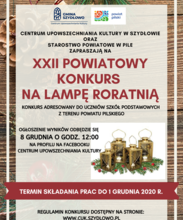 XXII Powiatowy Konkurs na Lampę Rorartnią